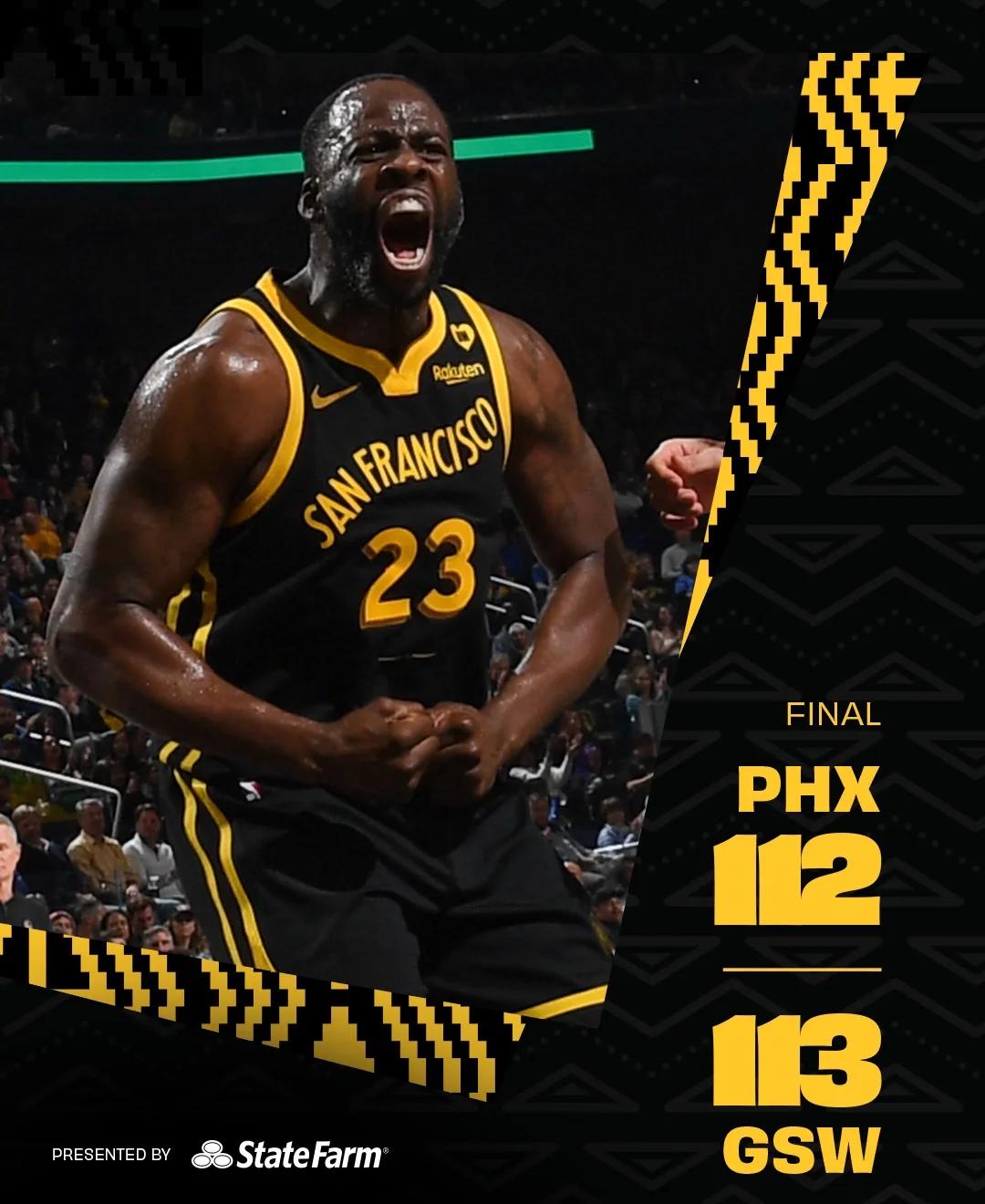 勇士主场绝杀活塞，圆满收官！