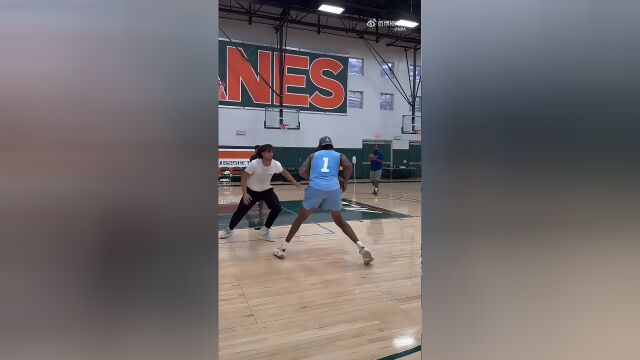 NBA球员合练中技术有所提升