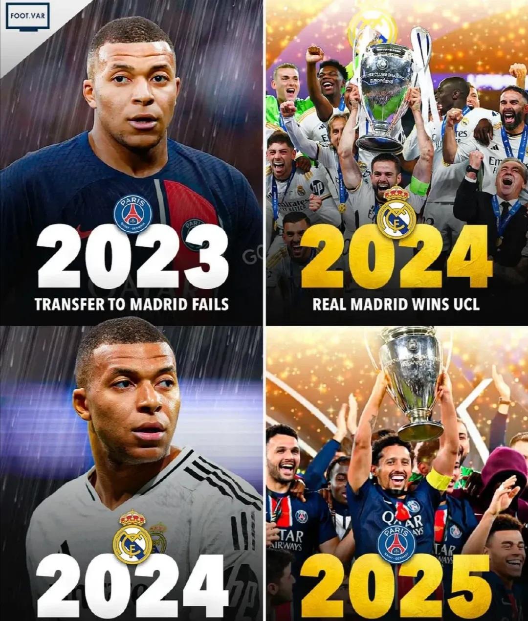 皇马卫冕冠军之路，巴黎圣日耳曼期待逆袭