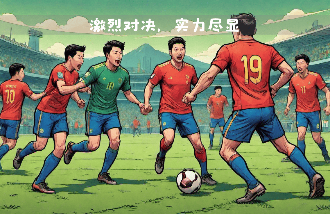 紧张比赛，双方实力对抗激烈
